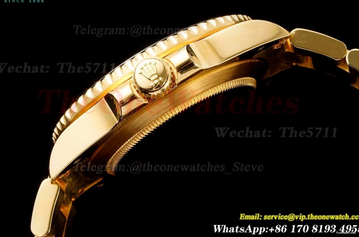 KF VR3135 Black 116618LN 40mm Dot YG YG Wrapped Submariner 0403